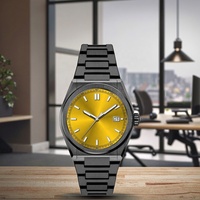 Montres de luxe pour hommes, personnalisées, de haute qualité, en acier inoxydable, étanches, mouvement à quartz