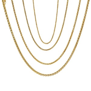ZOGXIN Stainless Steel Dragon Bone Chain Necklace 18K Gold Plated Hip Hop Style For Men And Women - Product Image 5
