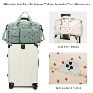 Borsa da Viaggio con Scomparto per Scarpe <span class=keywords><strong>4</strong></span> in 1, Borsa Weekend con Tasca Separata per Asciutto e Bagnato - Product Image 4