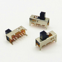 Mini interrupteur à glissière électronique vertical à 4 positions 2.5mm voyage 10 broches petit interrupteur