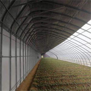 Kleine Solar gewächshaus Doppel bogen verzinkte Stahl konstruktion Wasserdichte warme Stepp decke Kalter Winter Warme passive Solaranlagen PE - Product Image 4