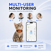 Collar GPS GSM 2G Global, Resistente al Agua IP67, Ubicación en Tiempo Real, Llamada de Voz Remota, Vista de Calle en 3D, Localizador Antipérdida, Recordatorio de Alimentación