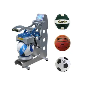 Digital Ball Heat Press Machine For Football Basketball Volleyball Soccer With Automatic Open Function