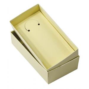 Boîte en carton ivoire 120x60x30 mm, conteneur de stockage pour supports papier - Product Image 1