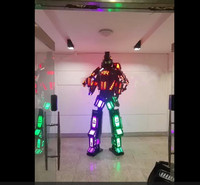 Combinaison de robot marcheur à LED costume de robot à LED pour adultes vêtements de scène costume lumineux pour vêtements de performance de danse