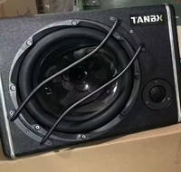 TANBX Subwoofer de 10 pouces avec haut-parleur de graves et tweeter, caisson de basses actif pour voiture TB-1310S