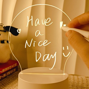 DIY New Unique Products Personalized Wedding DIY Creative Led Acrylic Message Board Christmas Gift Sets - Product Image 3