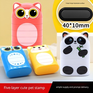 Sello de Nombre Personalizable para Niños, Resistente al Agua, No se Desvanece, con Dibujos Animados de Animales, para Ropa, OEM, ODM, Venta al por Mayor - Product Image 2