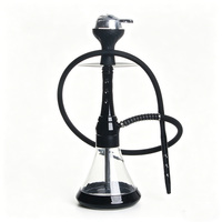 Nouveau Kit Complet Chicha en Alliage d'Aluminium Laqué 2026 avec Tête en Silicone et Gestion de la Chaleur, Type Libre, Design Français