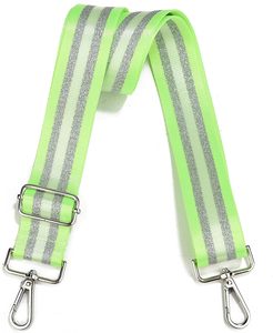 Purse <b>Strap</b> Silver Hardware Wide <b>Bag</b> <b>Straps</b> <b>Replacement</b> Crossbody Adjustable Shoulder <b>Strap</b> For Purses - Product Image 1