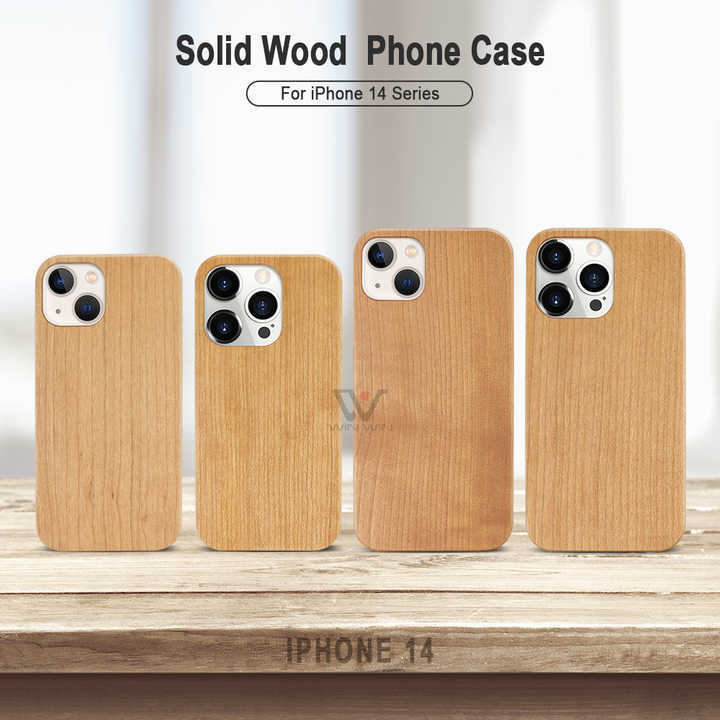Wholesale Custom Wooden Phone Case Shockproof Mobile Phone Cases Covers for iPhone 11 12 13 14 15 Accessories