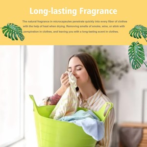 Suavizante de Ropa Ecológico de Marca Propia, Papel Suavizante de Telas Antiestático, Elimina Ácaros, Hojas Suavizantes para Secadora - Product Image 3