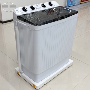 <span class=keywords><strong>Lavadora</strong></span> de Onda Semiautomática de <span class=keywords><strong>Doble</strong></span> Tanque y <span class=keywords><strong>Doble</strong></span> Cilindro, Versión Inglesa de 10 kg, <span class=keywords><strong>Pequeña</strong></span>, Mini, para Alquiler - Product Image 1