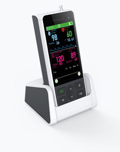 हैंडहेल्ड पशु चिकित्सा निगरानी pc100v-बहु-पैरामीटर महत्वपूर्ण संकेत निब, स्पू2, temp के साथ जानवरों के लिए मॉनिटर - Product Image 1