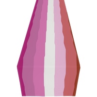 Chemin de table imprimé sur le thème arc-en-ciel, personnalisé pour les fêtes lesbiennes et gays, idéal pour la mise en scène de la table à manger et les événements festifs