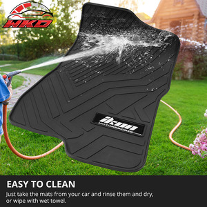 Alfombrillas de látex para Chevy Silverado 1500 Crew Cab 1999-2006, alfombras para todo tipo de clima, 5 piezas, estilo IKON, impermeables - Product Image 5