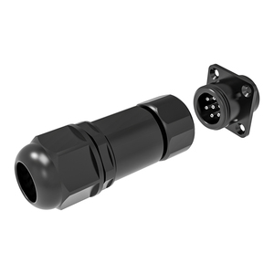 Conector Circular de Alta Corriente de 32 A, 7 Pines, Impermeable, con Bloqueo de Tornillo, IP65, Enchufe Industrial - Product Image 6