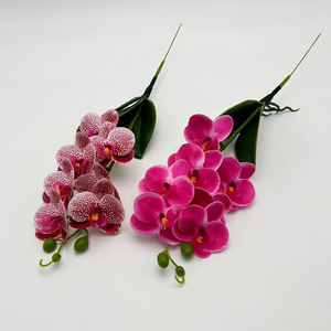 Orchidée Phalaenopsis artificielle Paulon à 7 fleurs, 47 cm de haut, pour la décoration de la maison, du jardin, des mariages et des banquets - Product Image 2