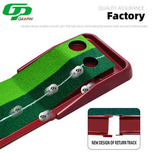 Tapete de Golf Ecológico de ABS con Terciopelo Cristalino, Retorno Automático de Pelotas, Diseño de Doble Orificio, Líneas de Alineación Integradas, OEM ODM <span class=keywords><strong>para</strong></span> Entrenamiento - Product Image 2