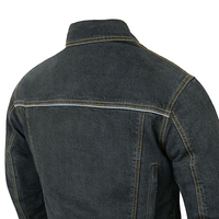 Chaqueta Vaquera Clásica para Hombre, Personalizable, Reversible, Ecológica, Informal, para Trabajo al Aire Libre, con Botones Resistentes