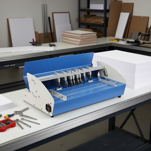 Machine à plier et à rainurer électrique 21 pouces, robuste, multifonction, pour la fabrication de produits en papier - Product Image 2