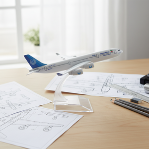 OEM 16CM Metal avión modelo <span class=keywords><strong>Airbus</strong></span> Irán <span class=keywords><strong>A330</strong></span> avión modelo Boeing 340 aleación de zinc Diecast Juguetes - Product Image 2