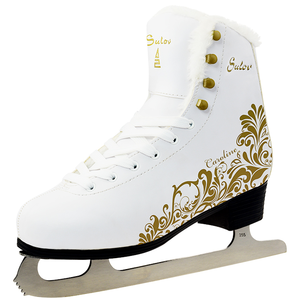 2026 Winter <strong>White</strong> Color Super PVC Figure Skating Rink <strong>Ice</strong> <strong>Skates</strong> Women &amp; Kids' Boots - Product Image 2