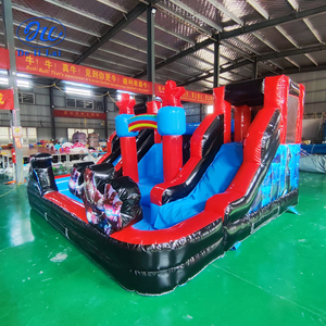 <span class=keywords><strong>Castillo</strong></span> Inflable Comercial de Spider-Man, Trampolín, Material de PVC, Doble Uso en Seco y Húmedo, Capacidad para 6 Personas, Fácil de Instalar - Product Image 3