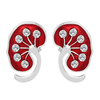 Nouvelle conception tendance : Broches en émail souple, motifs organes (yeux, oreilles), pour le cancer du col de l'utérus, badges médicaux, accessoire