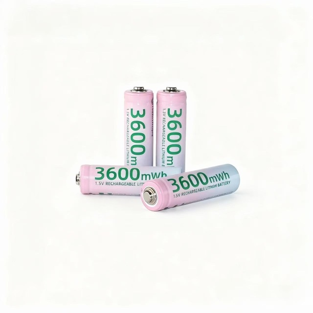 Environment Friendly 1.5V 14500 Rechargeable Battery 3600mAh 1000 Cycles -20C to 60C
