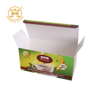 Boîte d'Emballage en Carton à Conception Personnalisée pour Marque de Thé ou de Médicaments