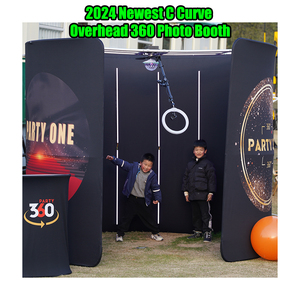 2025 Công Nghệ Mới 360 Ảnh Gian Hàng Trên Không Với <span class=keywords><strong>LED</strong></span> Điền Ánh Sáng Đường Cong Trên Không 360 Ảnh Gian Hàng Với Bao Vây <span class=keywords><strong>Backdrop</strong></span> - Product Image 1