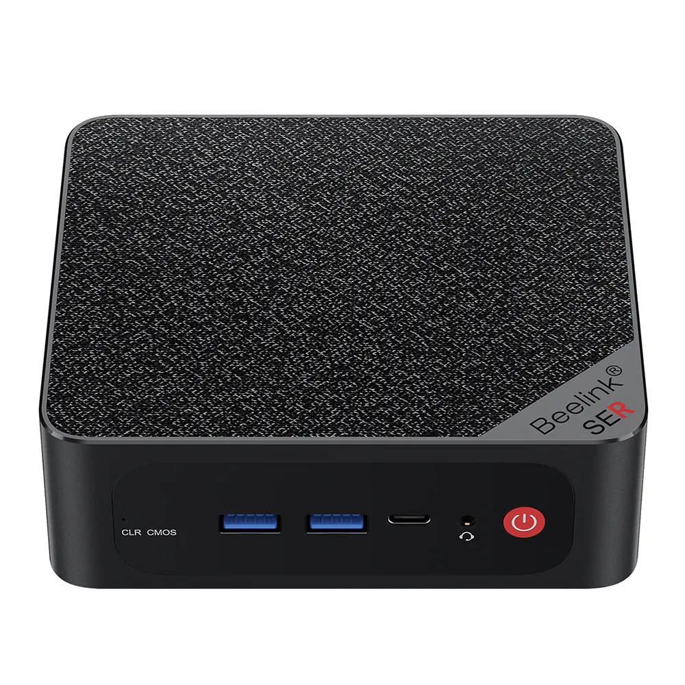 Beelink SER5 Max 5800H Mini PC Host AMD Ryzen 7 DDR4 32G M.2 SSD NVME 2280 500G Mini PC HDMI Tipo-C WiFi 6 8C/16T Mini ordenador