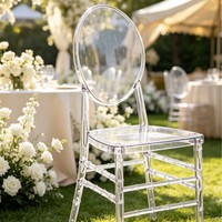 Chaises en plastique pour hôtels, salles de mariage, salles de banquet, chaises en plastique pour événements en plein air, chaises de mariage