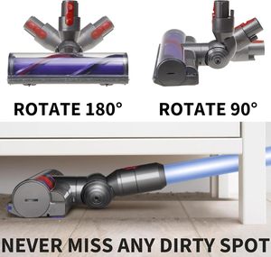 Tête électrique de brosse à rouleau à dégagement rapide pour tapis de sol en bois dur pour <span class=keywords><strong>aspirateur</strong></span> Dysons V7 V8 <span class=keywords><strong>V10</strong></span> V11 V15 <span class=keywords><strong>Animal</strong></span> Absolute - Product Image 4