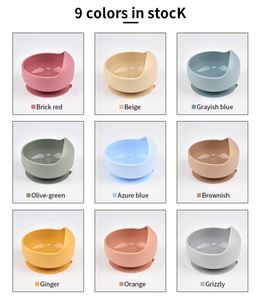 Tazón de Silicona para Bebés, Diseño de Animales de Dibujos Animados, con Fuerte Succión, para Utensilios Infantiles, Directo de Fábrica ODM OEM - Product Image 3
