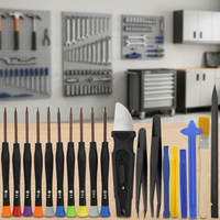 Kit d'outils de réparation de téléphone en gros, 34 pièces, embouts en acier S2, jeu de tournevis magnétiques pour l'ouverture et le démontage d'électroniques de smartphones