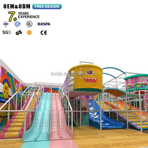 Parque Infantil Interior Saidi con Toboganes y Juegos, Equipo de Parque de Atracciones, Tamaño Personalizado, Alta Capacidad para >100 Usuarios - Product Image 2