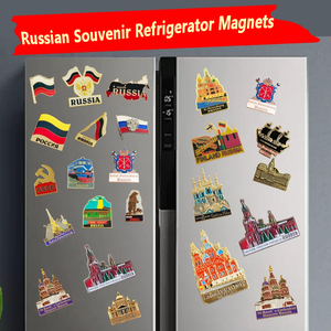 En stock: Imanes de nevera rusos, insignias de recuerdo <span class=keywords><strong>del</strong></span> <span class=keywords><strong>Kremlin</strong></span>, pines esmaltados, emblemas de bandera, pegatinas de castillo para teléfono, regalos de viaje personalizados - Product Image 3