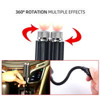 Mini lumières intérieures de voiture USB, lumière d'étoile de plafond, projecteur d'ambiance étoilée à double tête USB, décoration de fête nocturne, lumière de galaxie