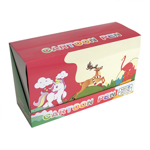 O & Q Kawaii ABS plástico cristal bolígrafo estrella diseño Animal dibujos animados logotipo personalizado laminación impresión promoción barata - Product Image 6