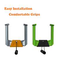 Poignée de porte portable réglable de gabarit intelligent facile à installer 8126 barre de fitness multicolore produit de divertissement sportif