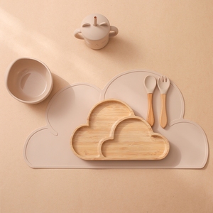 PGJ1201 캐릭터 실리콘 유아 식기세트 이유식기 접시 볼 스푼 포크 빨대컵 - Product Image 5