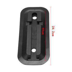 Aleta de tabla de surf/paddleboard de 9 pulgadas con conexión de base de timón, ranura integrada de cuero en el borde, multicolor opcional, para venta transfronteriza - Product Image 2