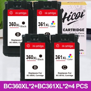 Hicor BC-360 XL BC-361 XL tương thích tái sản xuất cho hộp mực năng suất cao có thể nhìn thấy cho Mực cho Canon pixus ts5430 ts5330 - Product Image 5
