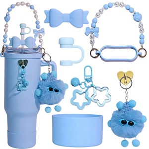 Waki Decorative <b>Accessories</b> Kit Silicone Cup Sleeve Orange Cute Reusable <b>Drinkware</b> <b>Accessories</b> - Product Image 5