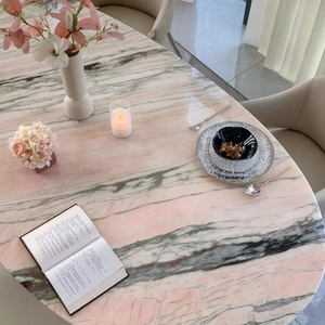 粉色大理石当代防水豪华石材别墅公寓酒店 & 梳妆台高端设计高档 - Product Image 3