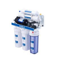 Système de filtration d'eau par osmose inverse en 5 étapes, purificateur d'eau RO pour la maison, usage domestique, 75 GPD avec réservoir sous pression