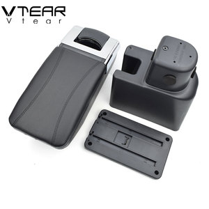 Vtear bracciolo in pelle negozio centrale scatola portaoggetti accessori bracciolo filo Car-styling <span class=keywords><strong>interni</strong></span> ABS rosso 14-18 per <span class=keywords><strong>Honda</strong></span> Amaze - Product Image 6