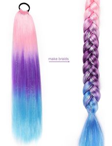 Extensions <span class=keywords><strong>de</strong></span> cheveux en gros Festival Tinsel Glitter <span class=keywords><strong>Tresses</strong></span> <span class=keywords><strong>avec</strong></span> élastique <span class=keywords><strong>Queue</strong></span> <span class=keywords><strong>de</strong></span> <span class=keywords><strong>cheval</strong></span> synthétique pour un usage quotidien - Product Image 5